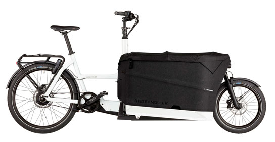 Riese und Müller Packser 70 Business freigestellt auf weißem Hintergrund