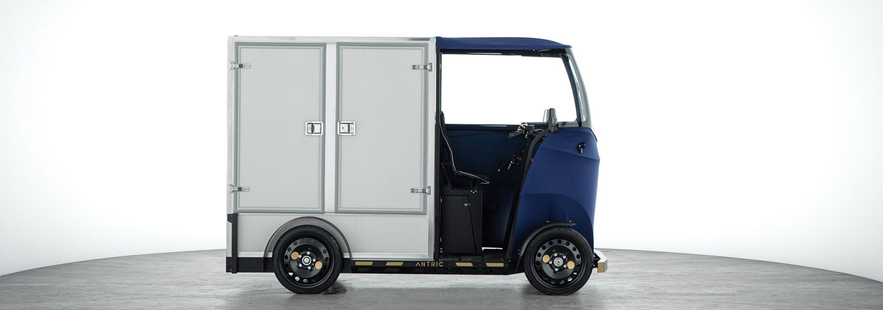 Antric Cargobike im Fotostudio